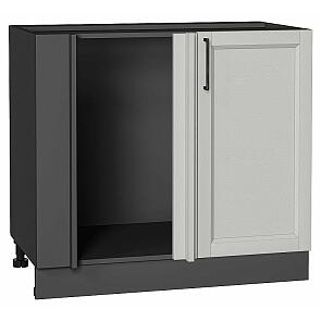 Шкаф нижний угловой Сканди Grey Silkwood/Graphite 816*890*480