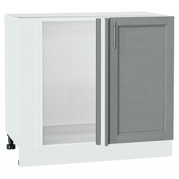 Шкаф нижний угловой Сканди Grey Softwood Белый 816*890*480