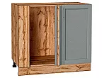 Шкаф нижний угловой Сканди Grey Softwood Дуб Вотан 816*890*480