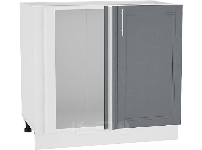 Шкаф нижний угловой Сканди НУ 990М Graphite Softwood-Белый