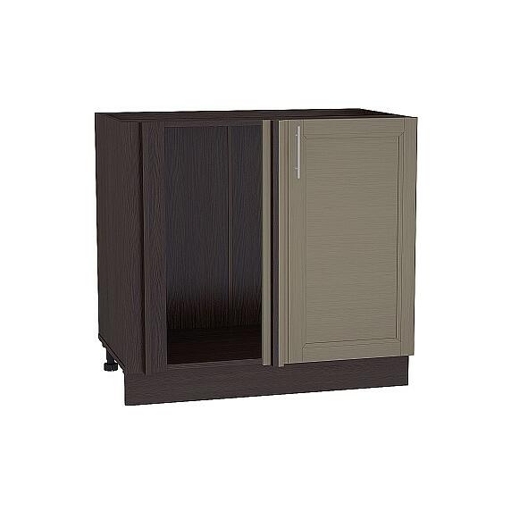 Шкаф нижний угловой Сканди НУ 990М Cappuccino Wood-Венге