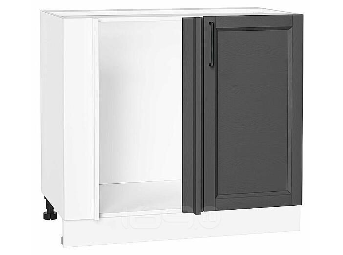 Шкаф нижний угловой Сканди Stormy Silkwood/Белый 816*890*480