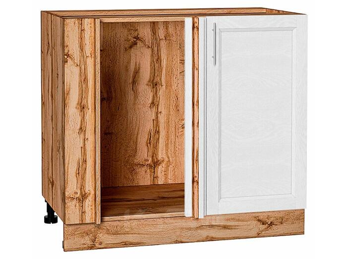Шкаф нижний угловой Сканди White Softwood Дуб Вотан 816*890*480