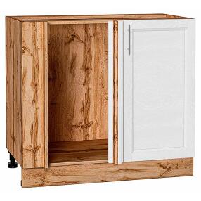 Шкаф нижний угловой Сканди White Softwood Дуб Вотан 816*890*480