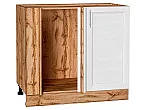 Шкаф нижний угловой Сканди White Softwood Дуб Вотан 816*890*480