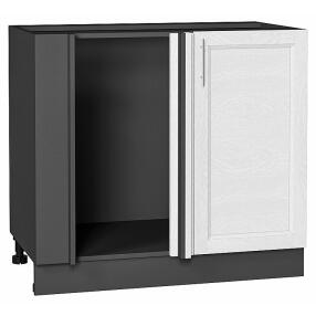 Шкаф нижний угловой Сканди White Softwood Graphite