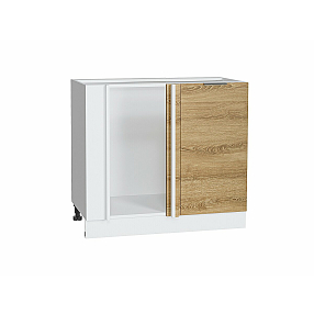 Шкаф нижний угловой Терра W Ель Карпатская Белый 816*890*478