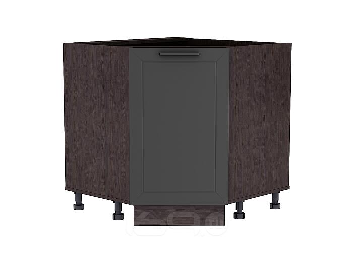 Шкаф нижний угловой (трапеция) Глетчер НУ 890 Маренго Силк-Венге