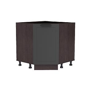 Шкаф нижний угловой (трапеция) Глетчер НУ 890 Маренго Силк-Венге