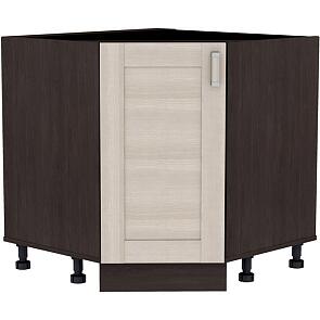 Шкаф нижний угловой (трапеция) Лофт НУ 890 Cappuccino Veralinga-Венге