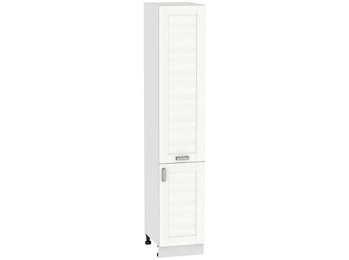 Шкаф пенал с 2-мя дверцами Лофт ШП 400 Snow Veralinga-Белый