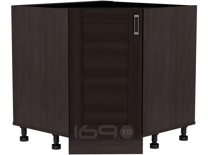 Шкаф нижний угловой (трапеция) Лофт НУ 890 Wenge Veralinga-Венге