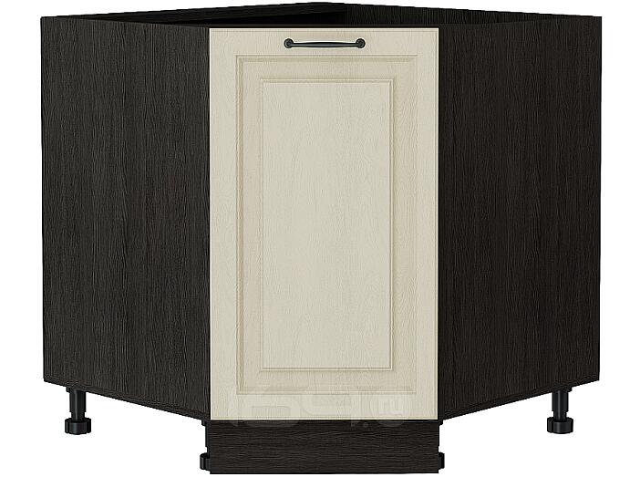 Шкаф нижний угловой (трапеция) Ницца НУ 890 Дуб крем-Венге