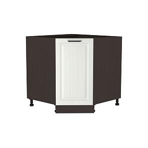 Шкаф нижний угловой (трапеция) Прага НУ 890 Белое дерево-Венге