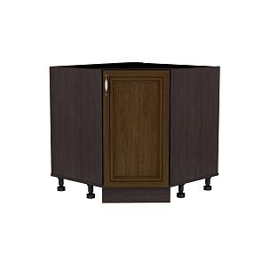 Шкаф нижний угловой (трапеция) Шале НУ 890 Antico-Венге