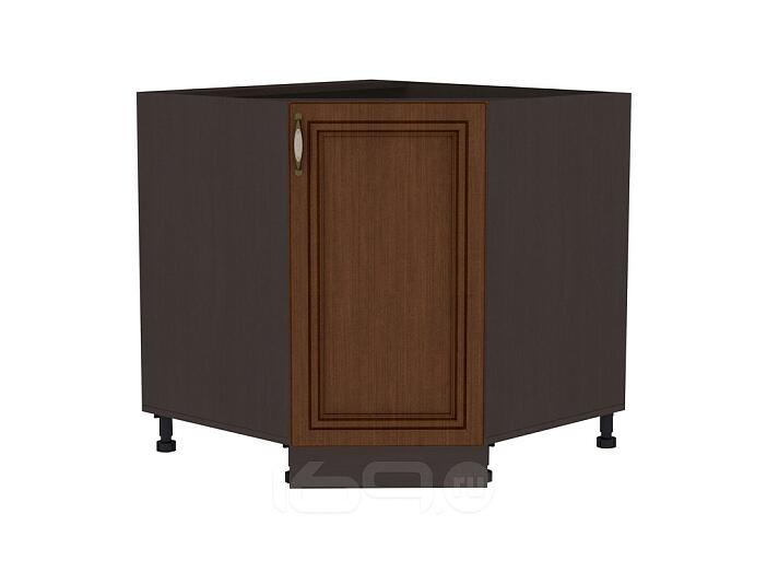Шкаф нижний угловой (трапеция) Шале НУ 890 Brown Oak-Венге