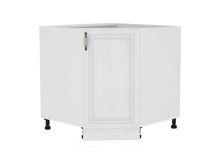 Шкаф нижний угловой (трапеция) Шале НУ 890 Milk Oak-Белый