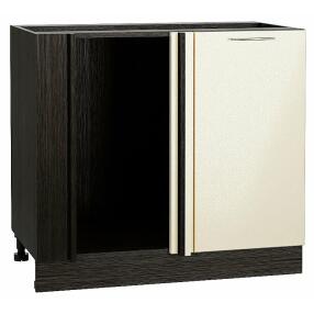 Шкаф нижний угловой Валерия-М Бежевый металлик Graphite 816*890*478