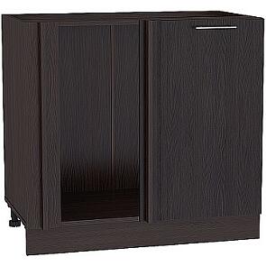 Шкаф нижний угловой Валерия-М НУ 990М Венге-Венге