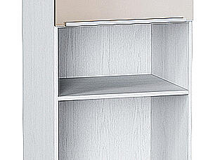 Шкаф пенал под бытовую технику с 1-ой дверцей и ящиком Фьюжн ШП 606НМ (для верхних шкафов высотой 920)