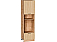 Шкаф пенал с 1-ой дверцей и ящиком под технику Эйр Real Oak/Дуб Вотан 2132*600*576
