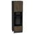 Шкаф пенал с 1-ой дверцей и ящиком под технику Флэт Brown Casella Oak 2S/Graphite 2132*600*574