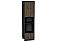 Шкаф пенал с 1-ой дверцей и ящиком под технику Флэт Brown Casella Oak 2S/Graphite 2336*600*574