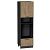Шкаф пенал с 1-ой дверцей и ящиком под технику Флэт Natural Casella Oak 2S/Graphite 2132*600*574