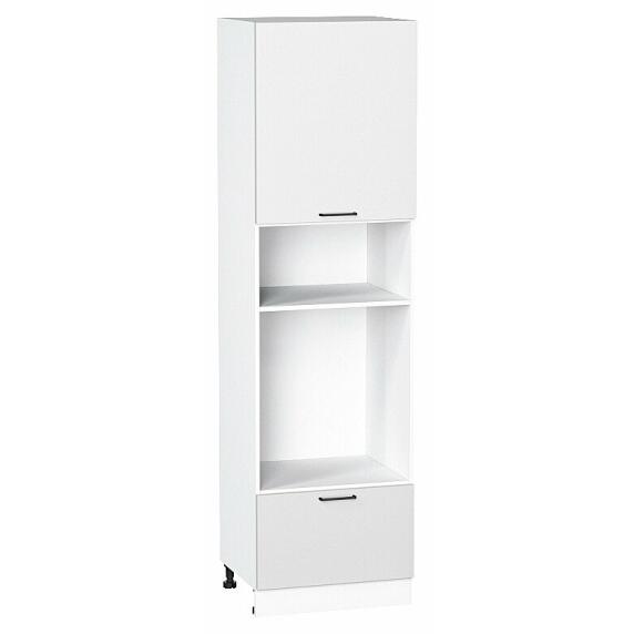 Шкаф пенал с 1-ой дверцей и ящиком под технику Флэт White In 2S/Белый 2132*600*574
