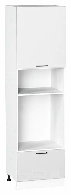 Шкаф пенал с 1-ой дверцей и ящиком под технику Флэт White In 2S/Белый 2132*600*574