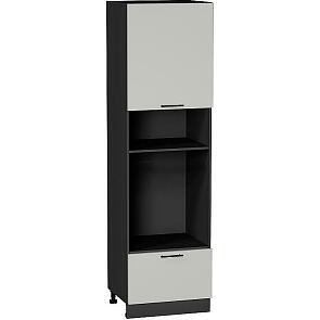 Шкаф пенал с 1-ой дверцей и ящиком под технику Лайт Special Grey/Graphite 2132*600*574
