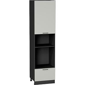 Шкаф пенал с 1-ой дверцей и ящиком под технику Лайт Special Grey/Graphite 2336*600*574