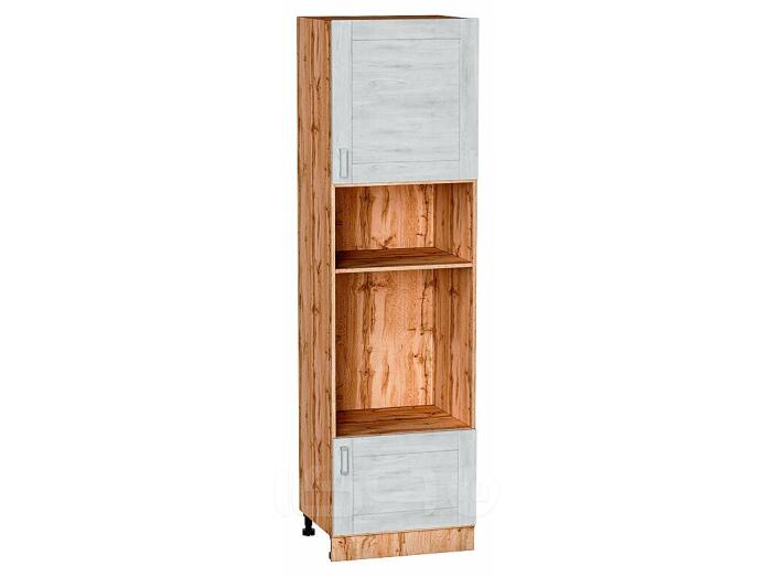 Шкаф пенал с 1-ой дверцей и ящиком под технику Лофт Nordic Oak Дуб Вотан 2132*600*576
