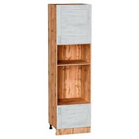 Шкаф пенал с 1-ой дверцей и ящиком под технику Лофт Nordic Oak Дуб Вотан 2132*600*576