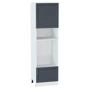 Шкаф пенал с 1-ой дверцей и ящиком под технику Сканди Graphite Softwood Белый 2132*600*576