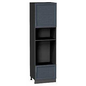 Шкаф пенал с 1-ой дверцей и ящиком под технику Сканди Graphite Softwood Graphite 2132*600*576