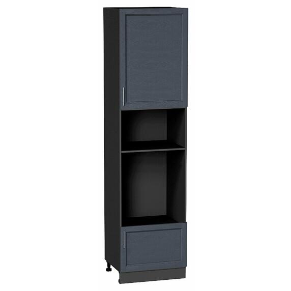 Шкаф пенал с 1-ой дверцей и ящиком под технику Сканди Graphite Softwood Graphite 2336*600*576