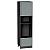 Шкаф пенал с 1-ой дверцей и ящиком под технику Сканди Grey Softwood Graphite 2132*600*576