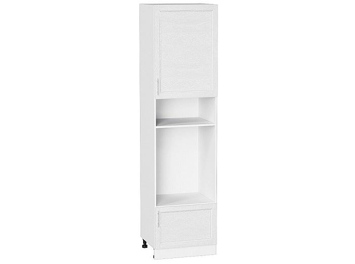 Шкаф пенал с 1-ой дверцей и ящиком под технику Сканди White Softwood Белый