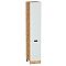 Шкаф пенал с 2-мя дверцами Евро Белый Дуб Вотан 2132*400*574 Шкаф пенал с 2-мя дверцами Евро Белый Дуб Вотан 2132*400*574