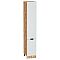 Шкаф пенал с 2-мя дверцами Евро Белый Дуб Вотан 2336*400*574