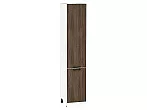 Шкаф пенал с 2-мя дверцами Флэт Brown Casella Oak 2S/Белый 2132*400*574