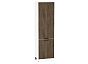 Шкаф пенал с 2-мя дверцами Флэт Brown Casella Oak 2S/Белый 2132*600*574