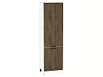Шкаф пенал с 2-мя дверцами Флэт Brown Casella Oak 2S/Белый 2132*600*574