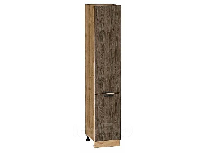 Шкаф пенал с 2-мя дверцами Флэт Brown Casella Oak 2S/Дуб Вотан 2132*400*574