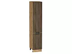 Шкаф пенал с 2-мя дверцами Флэт Brown Casella Oak 2S/Дуб Вотан 2132*400*574