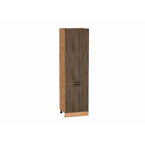 Шкаф пенал с 2-мя дверцами Флэт Brown Casella Oak 2S/Дуб Вотан 2132*600*574