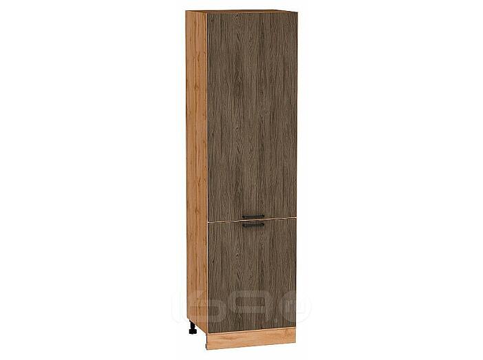 Шкаф пенал с 2-мя дверцами Флэт Brown Casella Oak 2S/Дуб Вотан 2132*600*574
