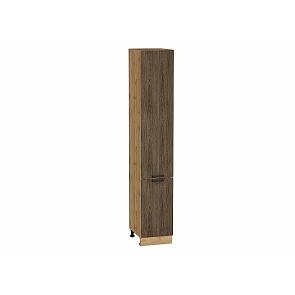 Шкаф пенал с 2-мя дверцами Флэт Brown Casella Oak 2S/Дуб Вотан 2336*400*574