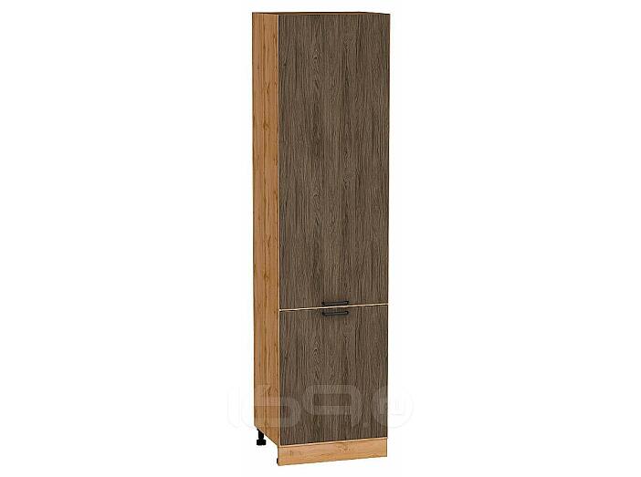 Шкаф пенал с 2-мя дверцами Флэт Brown Casella Oak 2S/Дуб Вотан 2336*600*574